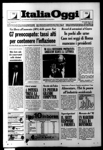 Italia oggi : quotidiano di economia finanza e politica